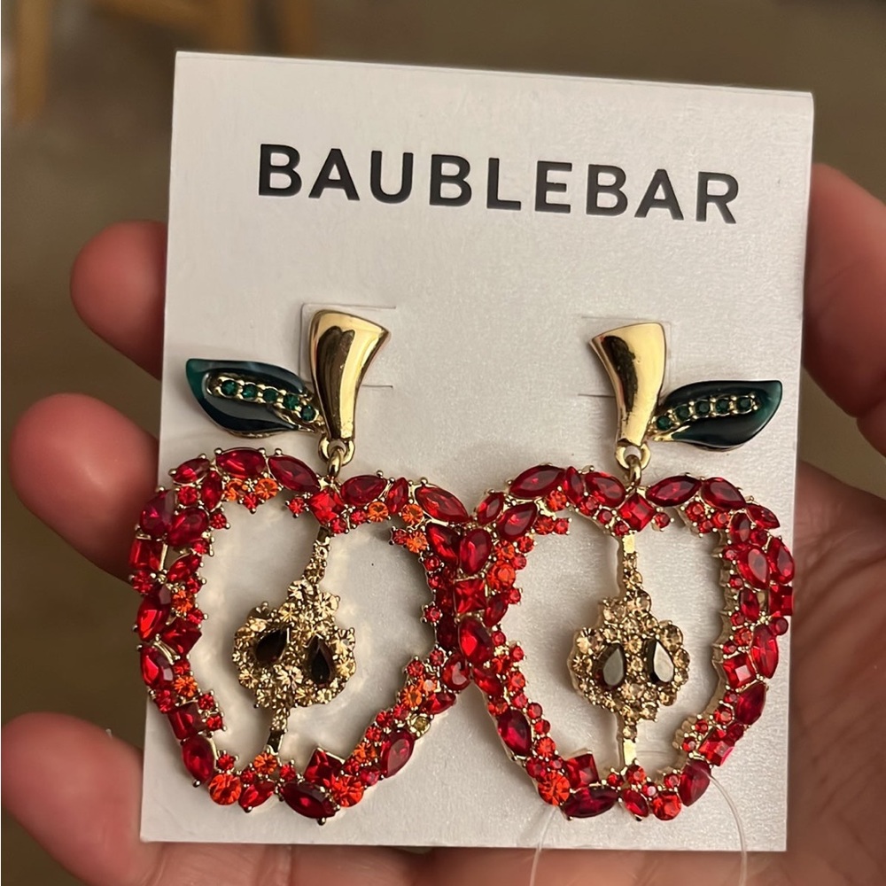 Baublebar Teacher Apple Earrings